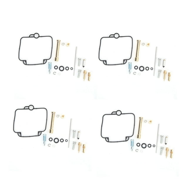 4 Sets Carburetor Rebuild Fix Kit Carb Overhaul Fit for Suzuki GSF 400 GSF400 BANDIT 1991-1993