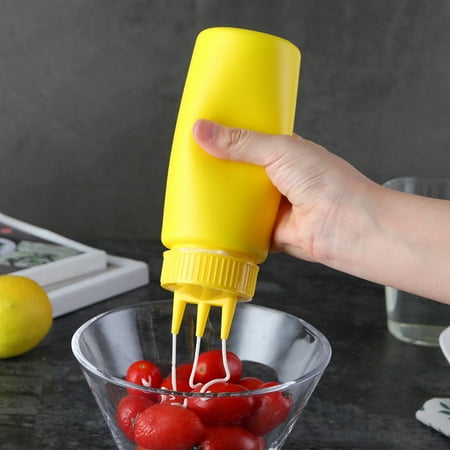 

Caihezhi 300/400/650ml Kitchen Squeezing Bottle Condiment Vinegar Sauce Ketchup Dispenser