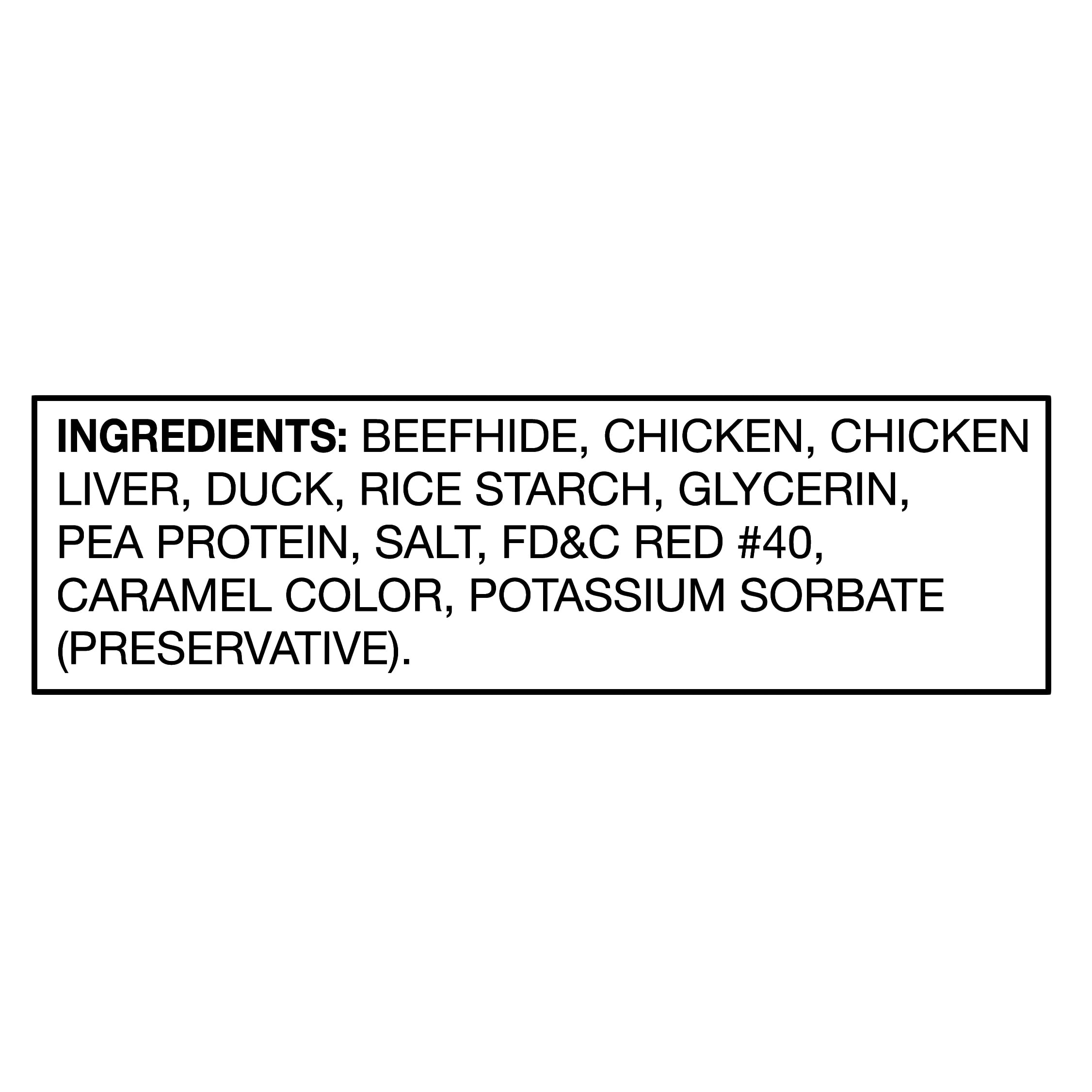 Ol' Roy Rawhide Tri-Flavored Kabob Dog Chews, 5", 24 oz