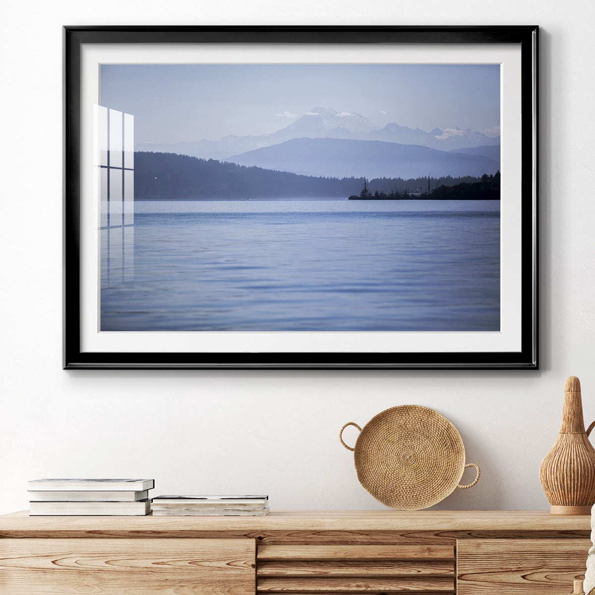 Blue Serenity Premium Framed Print - Ready to Hang