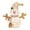 20017A, variant on KUFptva Snowman Desktop Decor Plush Cute Soft Doll Kitchen Living Room Desktop Doll Lovely Snowman with Scarf Plush Doll