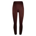 thumbnail image 3 of LYEAA High Rise Leggings Women Butt Lifting Pants Full Length Workout Elastic Yoga Pants Stretch Shapewear Running Fitted Athletic Casual Soft Pants Breathable Lightweight Pants Red L, 3 of 3