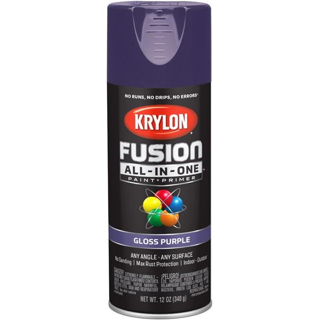 Krylon Diversified Brands 251096 12 oz Purple Gloss Spray Paint