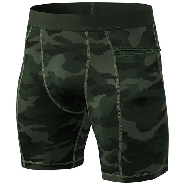 Pantalones cortos deportivos con cremallera para hombre: pantalones ajustados para correr, tejido resistente, ropa deportiva/casual.