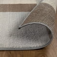 thumbnail image 3 of HomeRoots 486854 6 x 9 ft. Patchwork Power Loom Stain Resistant Rectangle Area Rug, Grey, 3 of 8