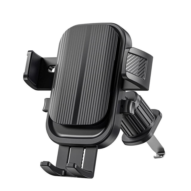Universal Mechanical Induction Car Phone Holder, Air Outlet Mount, Stable Auto-Lock Cradle for Vertical Horizontal Use, Hands-Free GPS