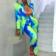 thumbnail image 2 of Edvintorg Women's Blazer Suits Two Piece Printed Work Pant Suit for Women Business Office Lady Suits Sets Streetwear Womens Set, 2 of 6