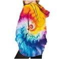 thumbnail image 5 of MKOSPLRT Oversized Hoodies for Kids 2-14Y Fall Tie Dye Sweatshirts Long Sleeve Drop Shoulder Fleece Pullover Tops with Pockets, 5 of 7