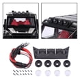 thumbnail image 4 of MN86 Crawler Upgrade Modified Accessories, para MN86S MN86 MN86KS MN86K Car, lámpara de tejado LED, luces, malla, reflector, piezas de acces Luz de techo Hugo placa decorativa camión rc, 4 of 10