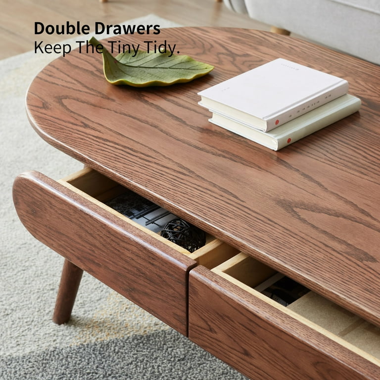 Capsule centre table Low table Table with drawers 100 solid wood