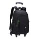 thumbnail image 2 of Mochila con ruedas Perfke para adultos 6 ruedas amarillas, 2 of 5