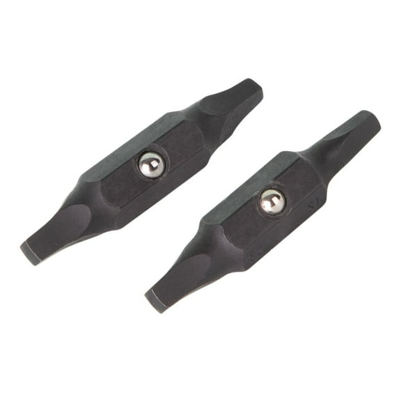 Klein Tools Replacement Bits, #1 And #2 Square, 2 Pieces