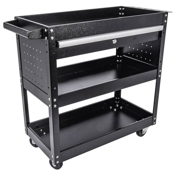 JEGS 81414 Shop Cart 200 lb. Capacity Overall Dimensions: 32 5/8 in. L x 13 3/4