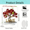 thumbnail image 2 of Arbre de Roses Rouges de la Saint-Valentin 2D Plat en Acrylique Décoration pour la Maison Ornement Décoration de la Saint-Valentin, 2 of 7
