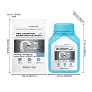 Ratfeit Heavy-Duty Drain Cleaning Powder 320G - Fast-Acting Enzyme & Caustic Formula For Kitchen & Bathroom Pipes