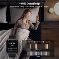 thumbnail image 4 of Poshby California King Size Dual Layer 3 inch Mattress Topper,2 inch Gel Memory Foam and 1 inch Cooling Pillow Top Mattress Pad Cover for Back Pain,Navy, 4 of 8