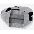 thumbnail image 4 of NAISIBABY Toddler Boys Sweater, Crew Neck Soft Cotton Long Sleeve Winter Cotton Pullover Tops Gray 3-4T, 4 of 7