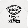 thumbnail image 4 of Inktastic Handpicked for Earth By My Yaya in Heaven with Angel Wings Boys or Girls Toddler T-Shirt, 4 of 5