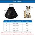 thumbnail image 3 of Black Cats Soft Cat Dog Recovery Collar Adjustable Cat Cone Wound Healing Protective After Surgery for Kitten and Small Dogs, 3 of 7