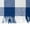 Navy, variant on Navy Heavyweight Check Fringed Placemat (Set of 6)