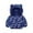 Dark Blue, variant on Byoo Infant Girls Down Jacket Hooded Zip Up Puffer Warm Long Sleeve Coat with Ears Cozy Warm Soft Top for Kids