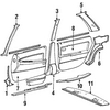 Genuine OE Mitsubishi Door Trim Panel - MB755769