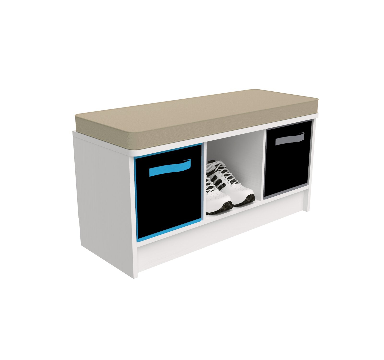 Cubeicals 3 pair shoe storage bench sale