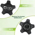 thumbnail image 5 of Car Wheel Center Cap Cover for Fiat 500X - 6AN68LXHAA Dust Cover Car Accessories Black, 5 of 5