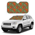 thumbnail image 2 of Fuzoiu Abstract Pattern Print Car Windshield Sunshade,Foldable Reflective Sun Visor,Windshield Sun Shade,UV Rays Sun Visor Shade,Auto Front Sun Shield Shade-Small, 2 of 8