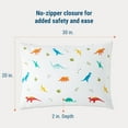thumbnail image 4 of Wildkin Jurassic Dinosaurs 100% Cotton Percale Pillow Cases - 2 pack, 4 of 8