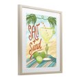 thumbnail image 2 of Stupell Industries Bohemian Salt & Sand Margarita Birch Framed Print Under Glass, 13 x 16, by Connie Summers, 2 of 8