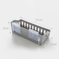 thumbnail image 4 of Punch-free Shelf Wall-mounted Storage Basket Kitchen Bathroom Living Room Storage Shelf, 4 of 6