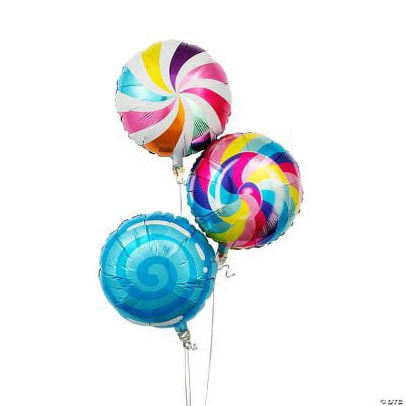 Candy World 20" Mylar Balloons, Birthday, Party Decor, 3 Pieces