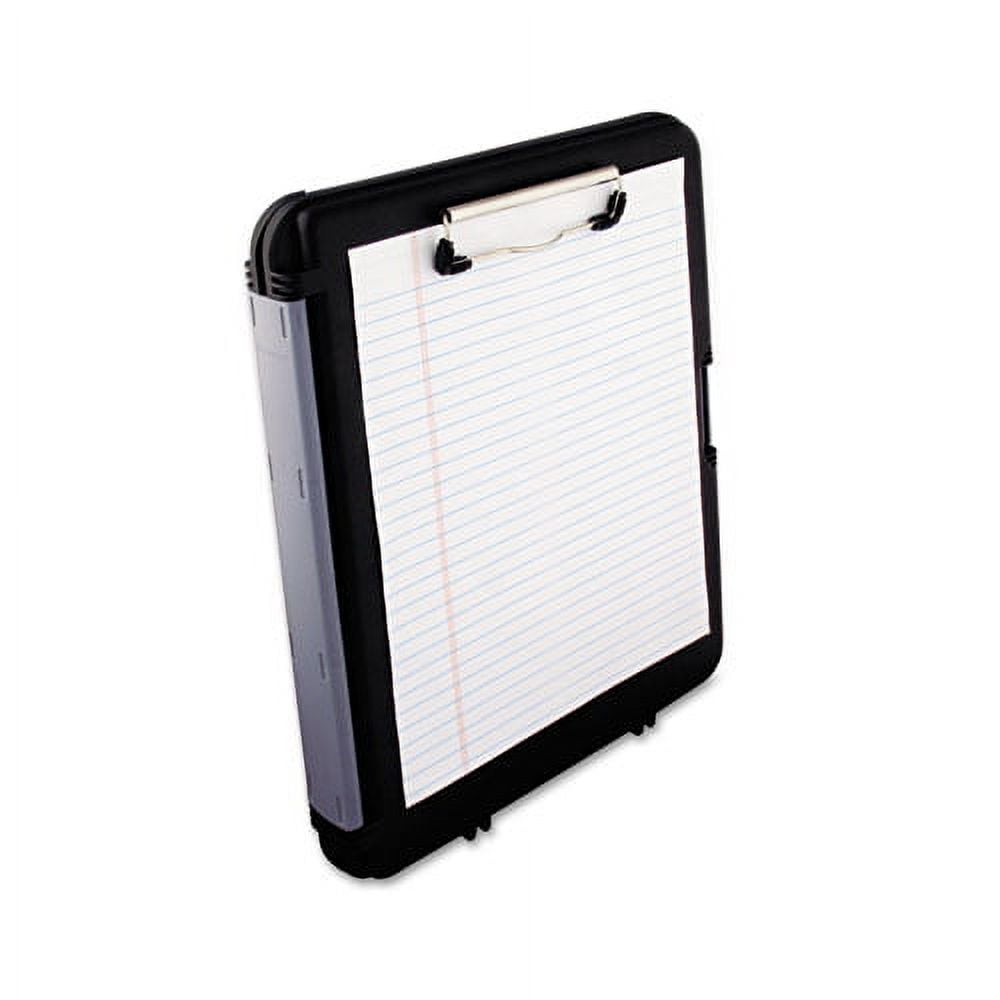 WorkMate II Storage Clipboard, 0.5" Clip Capacity, Holds 8.5 x 11 Sheets, Black/Charcoal | Bundle of 10 Each