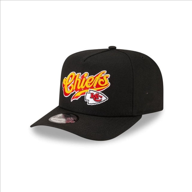 Kansas City Chiefs Black Team Cap - Logo Snapback Hat