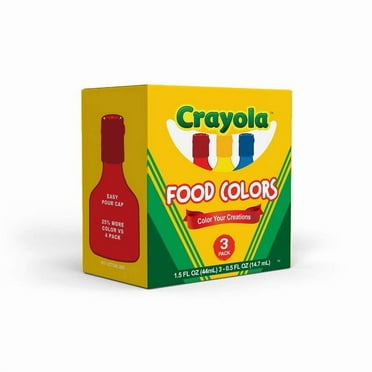 Crayola Food Color Red Blue Yellow