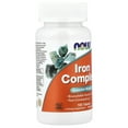thumbnail image 3 of Iron Complex Vegetarian by Now Foods 100 Tablets, 3 of 4