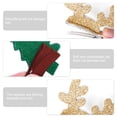 thumbnail image 7 of Jiyike 12 pcs Christmas Glitter Hair Clips Sequin Barrettes Hairpins Hair Accessories, 7 of 7