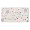 thumbnail image 1 of ZICANCN Gaming Mouse Pad, Spaceships Rocket Ships Planets Large Mouse Mat Desk Pad, Keyboard Mouse Mat, 15.8x29.5 inch, 1 of 9