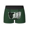 thumbnail image 3 of Calzoncillos tipo bóxer transpirables para hombre, diseño retro de Wings of Liberty Attack on Titan, regalo, 3 of 5