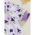 thumbnail image 6 of aturustex Halloween Clothes for Baby Girls Sweatshirt Romper Infant Ghost Print Long Sleeve Bodysuits Newborn Crew Neck Pullovers Jumpsuits for Kids Toddler Fashion Casual Daily Outfits, 6 of 7