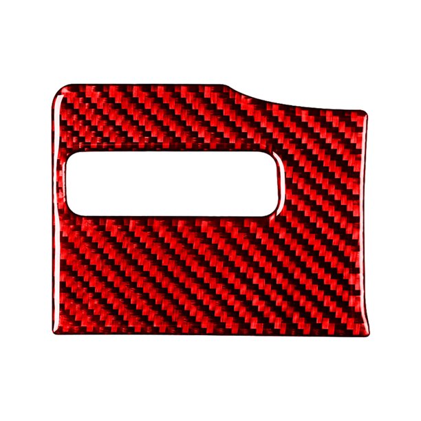 Protector de volante de fibra de carbono para Chevrolet Colorado (rojo) Ehuebsd Accesorios para autos y motos