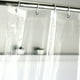 thumbnail image 5 of Cortina de ducha impermeable transparente, cortinas de baño de moho PEVA con 12 ganchos Tmvgtek Para estrenar, 5 of 6