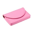 thumbnail image 3 of Uxcell PU Leather Magnetic Closure Name Cards Case Business Card Holder Pink, 3 of 5