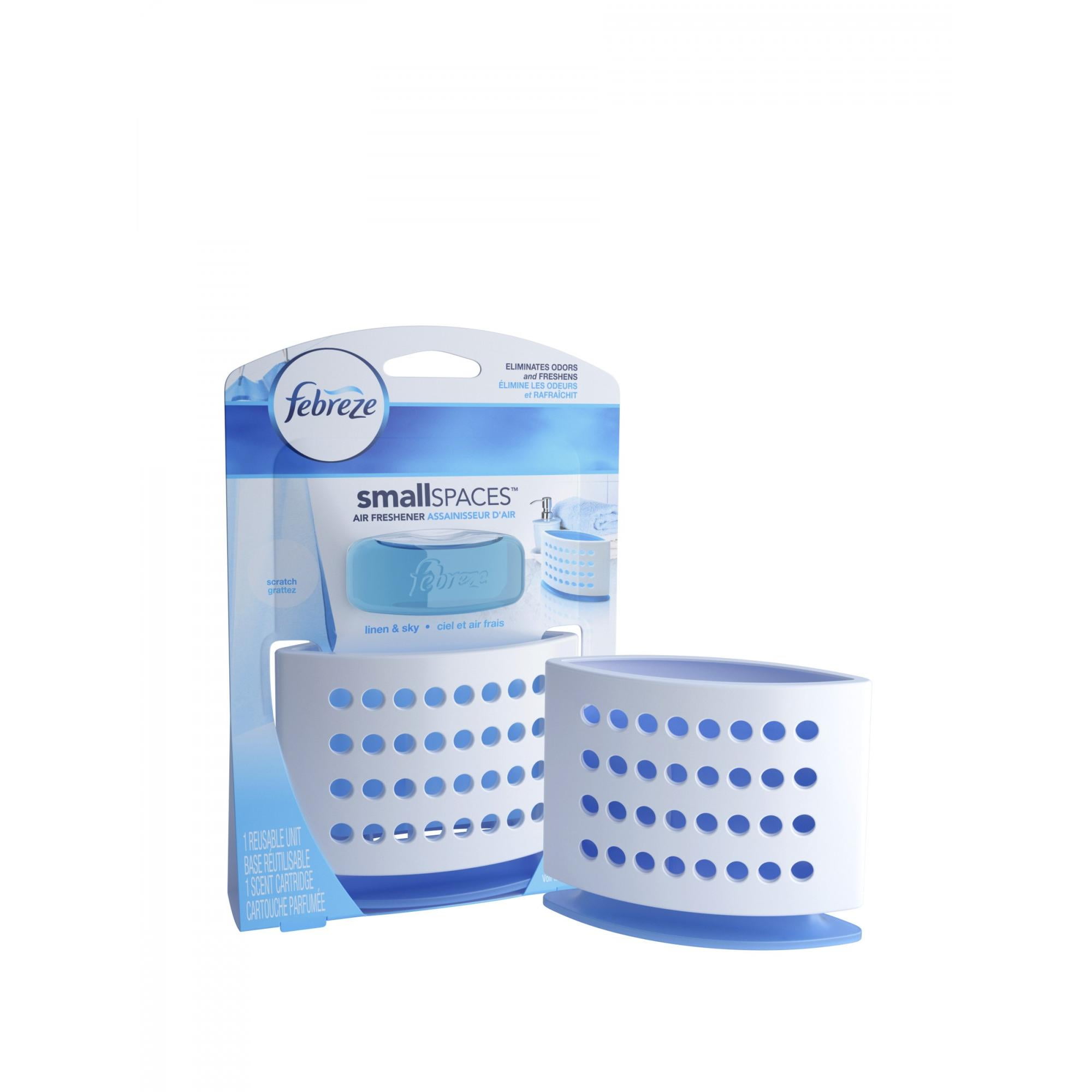 Febreze SmallSpaces Linen & Sky Starter Kit Air Freshener (1 Count ... Febreze SmallSpaces Linen & Sky Starter Kit Air Freshener (1 Count ...