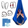 thumbnail image 1 of Hamaca y Columpio de Seda Aérea para Yoga en Casa, Ejercicios de Inversión, Kit Inicial para Todos los Niveles - Durable con Correas de Extensión, Mosquetones y Guía de Posturas, 1 of 6