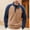 Coffee, variant on Generic Men's Corduroy Button Sweatshirt Casual Long Sleeve Stand Collar Pullover Fashion Athletic Workout Button Sweatshirt
