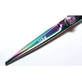 thumbnail image 2 of TreSharp Professional Razor Edge 6" Titanium Coated Serrated Shears Rainbow, 2 of 5