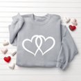 thumbnail image 4 of Caywon Women's Round Neck Valentine's Day Printed Sweatshirt,Long Sleeve Pullover No Hood Casual Top Classic Breathable Fashionable Streetwear, 4 of 6