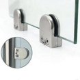 thumbnail image 4 of Glass Clamps 4/8pcs Stainless Steel Glass Clamps Adjustable Glass Bracket Flat, 4 of 4